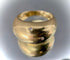 Bague Dôme en or jaune 18 carats sertie de diamants