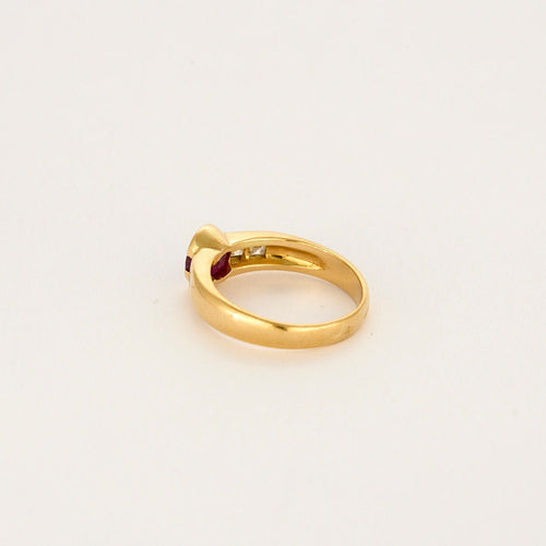 Bague 53 Rubis et Diamants 58 Facettes LP1319/11