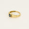Bague 51 Bague en or jaune, saphir et diamants 58 Facettes HOU5591