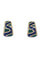 Boucles d'oreilles DEMI-CRÉOLES ÉMAILLÉES 58 Facettes 085751