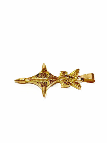 Pendentif Croix du Sud or rose