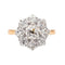 Bague 53 Bague Marguerite Or rose, Platine Diamant 58 Facettes 3904851CN