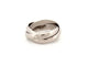 Bague 48 vintage bague trinity CARTIER alliance or blanc 18k argente  t48 58 Facettes 266416