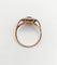 Bague 50 Bague pompadour art deco or rose 18k saphir et diamants taille rose (circa 1910) 58 Facettes A06152