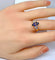 Bague 51 Mauboussin - Bague en or jaune 18 carats et saphirs et diamants 58 Facettes AB670