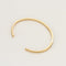 Bracelet Bracelet jonc ouvert en or jaune et diamants 58 Facettes CAN1352X4