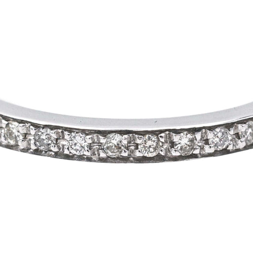 Bague 54 Bague Alliance américaine   Or blanc Diamant 58 Facettes 4152531RV