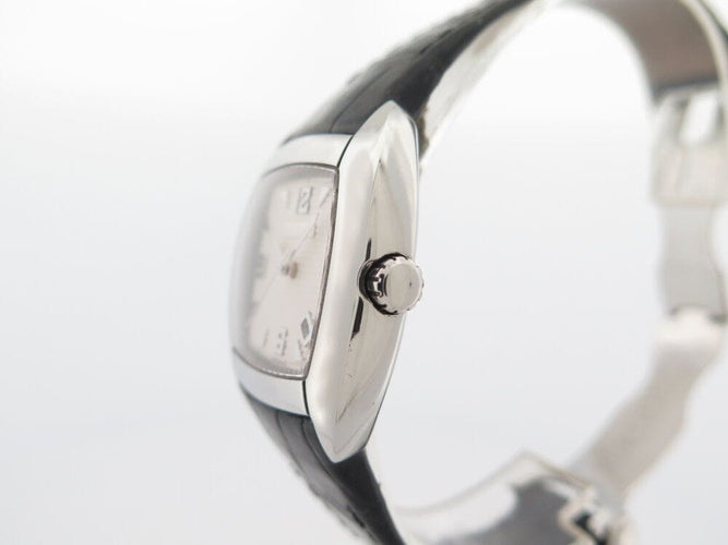 vintage montre BOUCHERON mec acier 35mm cuir crocodile automatique lady 58 Facettes 265449