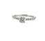 Bague 53 Cartier - Solitaire en platine et diamants 58 Facettes