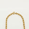 Collier Collier or jaune maille forçat torsadée 58 Facettes LP528