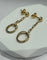Boucles d'oreilles Boucles d'oreilles 2 ors pendantes 58 Facettes LP262/5