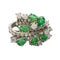 Bague 62 Bague contemporaine avec diamants et émeraudes en chute de 1,80 ct 58 Facettes Q327B