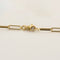 Collier Chaîne et pendentif cube en or jaune et tourmalines vertes 58 Facettes MONTE0164