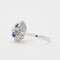 Bague Bague saphirs et diamants 58 Facettes