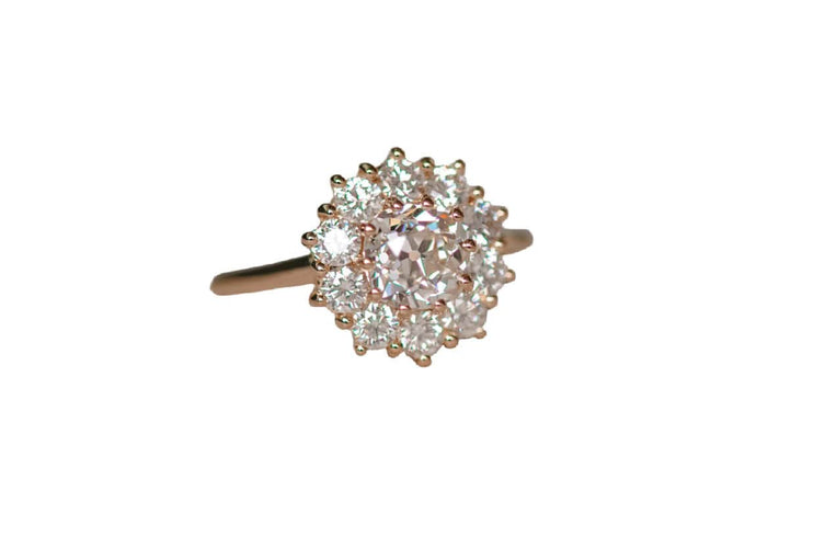 Old mine diamond ring (GIA certificate)