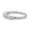 Bague 52 Bague Demi alliance Or blanc Diamant 58 Facettes 3743722CN