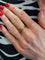 Bague 56 Bague moderne entrelacée diamants 58 Facettes 088421
