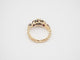 Bague 54 Bague or jaune, diamants, rubis et nacre 58 Facettes