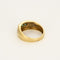 Bague en Or jaune, émeraudes et diamants