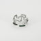 Bague 52 MELLERIO - Bague or blanc, diamants, diamants noirs et émeraudes 58 Facettes J1WG334-ED52