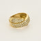 Bague 55 Bague en or jaune et diamants 58 Facettes CRE0100X3