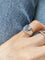 Bague 47 Bague chevalière en or blanc 18k et diamants 58 Facettes