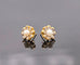 Boucles d'oreilles Paire de boucles d'oreilles en or avec perle et diamant 58 Facettes