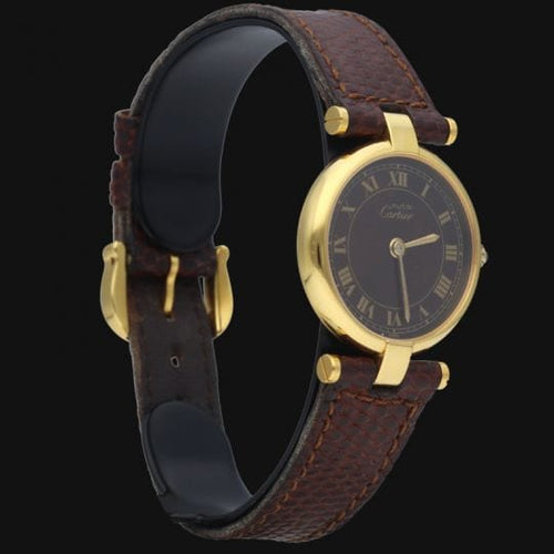 Montre Cartier Montre Must De Cartier Vermeil 58 Facettes MT41235