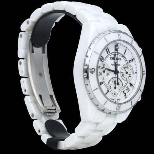 Montre Chanel Montre J-12 Chronographe Automatique Céramique 58 Facettes MT42482