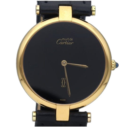 Montre Cartier Montre Must De Cartier Vermeil 58 Facettes MT39172