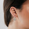 Boucles d'oreilles Paire de boucles d’oreilles en or gris et diamants 58 Facettes 230350