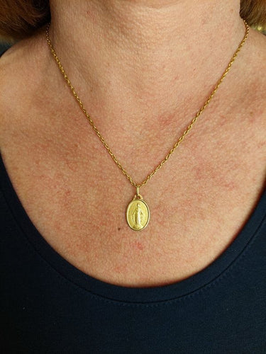 Pendentif ARTHUS BERTRAND - Médaille vierge miraculeuse 58 Facettes 088571
