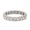 Bague 57 Bague  Alliance américaine   Platine Diamant 58 Facettes 4113911CN