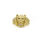 Bague 59 Bague lion or jaune diamant et rubis 58 Facettes 240258R