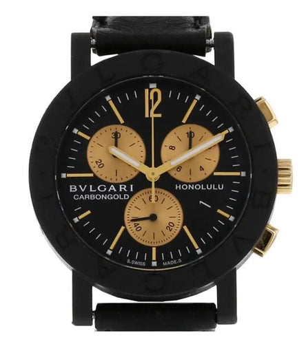 Montre Montre Bulgari Carbongold BB38CLCH Édition Limitée 58 Facettes 17221