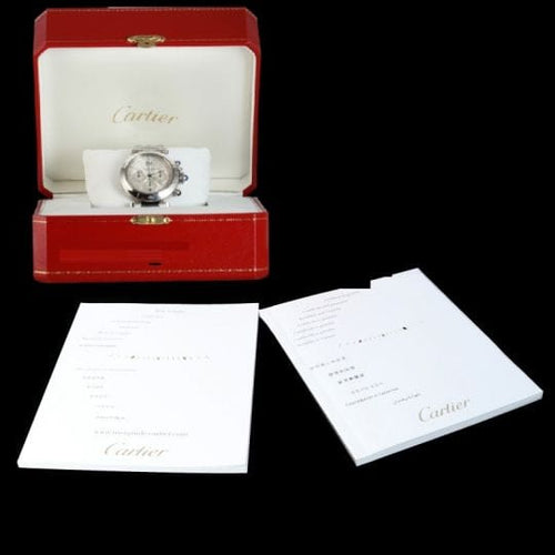 Montre Cartier Montre Pasha Chronograph 58 Facettes MT43789