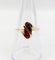 Bague 55.5 Bague vintage or 18k grenat ovale et monture moderniste 58 Facettes A05377