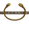 Bracelet BULGARI - Bracelet Jonc - en or jaune 18k, améthyste et quartz de rutile 58 Facettes
