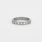 Bague 50 Alliance or gris ornée de diamants 58 Facettes 196-1