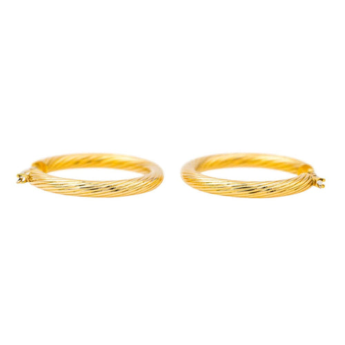 Boucles d'oreilles Boucles d'oreilles  Créoles Or jaune 58 Facettes 4343334RV