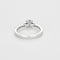 Bague 54 Solitaire or gris et diamants 58 Facettes EB4