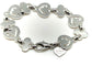 Bracelet OJ PERRIN - Bracelet coeur légende or blanc 58 Facettes M9280