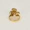 Bague 56 Bague trilogie en or jaune et béryl de couleurs 58 Facettes HOU5642