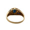 Bague 57 Bague or jaune saphirs & diamants 58 Facettes
