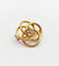 Broche Broche fleur art nouveau en or 18k et diamant taille rose 58 Facettes A06423