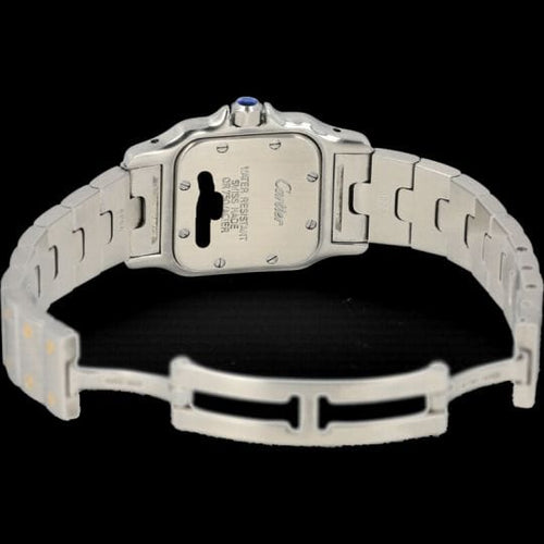 Montre Cartier Montre Santos De Cartier Galbee Pm 58 Facettes MT41458