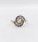 Bague 49 Bague tourbillon antique or 18k diamant taille rose 4 mm (circa 1900) 58 Facettes A06287