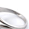 Bague 53 Bague en or blanc 18k et diamants 58 Facettes