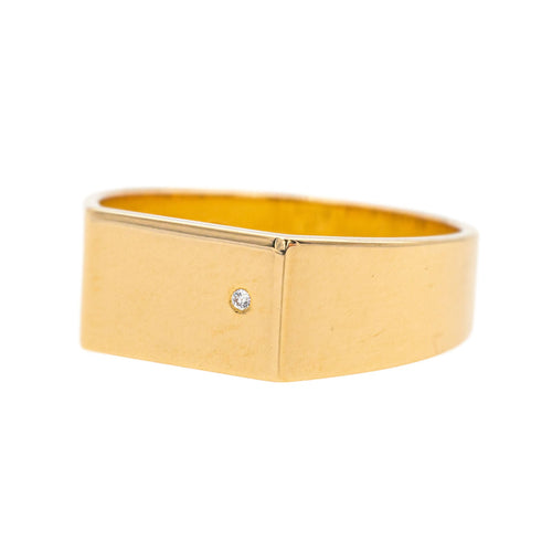 Bague 54 Arthus Bertrand x Vanrycke Bague Chevalière  Or jaune Diamant 58 Facettes 4098660RV
