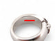 Bague 53 bague CHAUMET liens croises 080044 t53 en or blanc 18k 11gr diamants 58 Facettes 267028